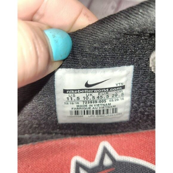 ☆Nike Georgia Bulldogs Free Trainer 5.0 V6 AMP Athletic Running Shoes Men's 11.5 - Picture 9 of 9